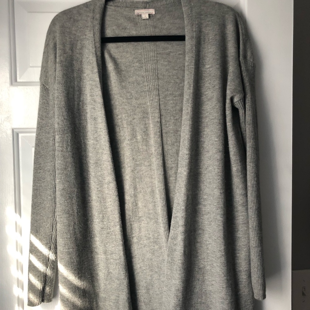 Maternity open cardigan